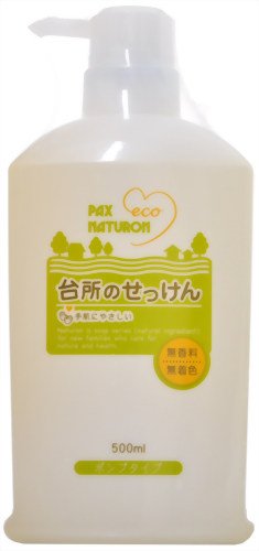 パックスナチュロン 台所のせっけん (食器洗い用液体石けん) 本体 500ml