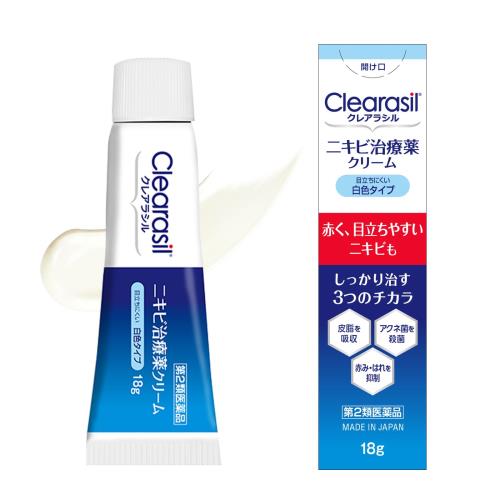 第2類医薬品ニキビ 治療薬 クレアラシル クリーム 白色タイプ 18g