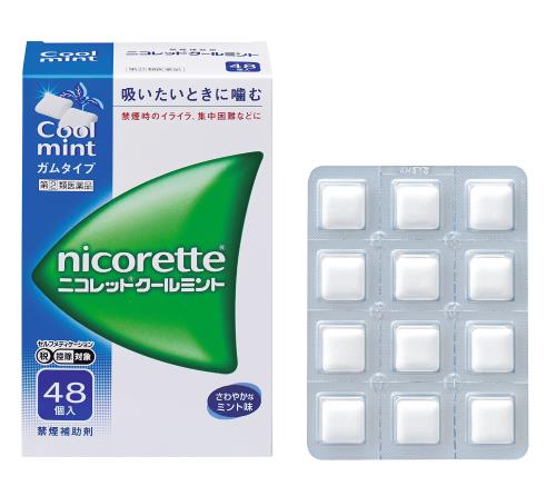 指定第2類医薬品ニコレットクールミント 48個