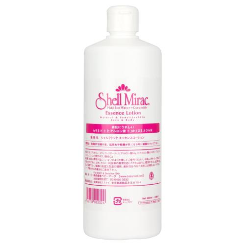 シェルミラック エッセンスローション 500ml 化粧水 セラミド 敏感肌 乾燥肌 無添加 保湿 美容 ハリ キメ スキンケア エイジングケア 毛穴 うるおい ローション 高保湿 自然成分