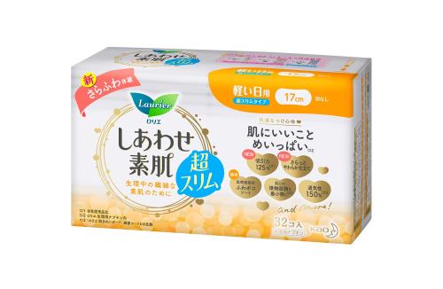 ロリエ エフ しあわせ素肌 超スリム 軽い日用 羽なし17？ 32コ入