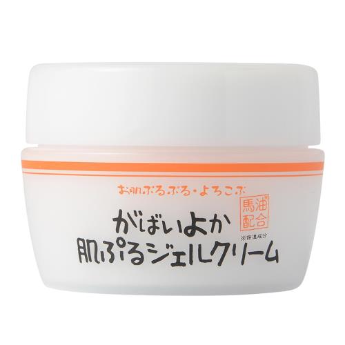 がばいよか 肌ぷるジェルクリーム オールインワン ジェル ゲル スキンケア 化粧水 乳液 美容液 クリーム 馬油 ビタミン誘導体 ヒアルロン酸 プラセンタ レチノール誘導体 コラーゲン セラミド (1