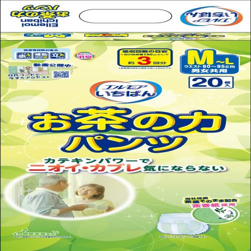 いちばん お茶の力パンツ M~Lサイズ 20枚
