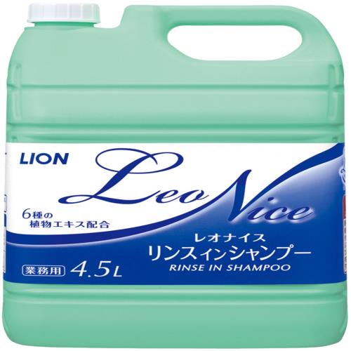 業務用 大容量 レオナイス リンスインシャンプー4.5L 詰め替え ライオンハイジーン 介護 宿泊