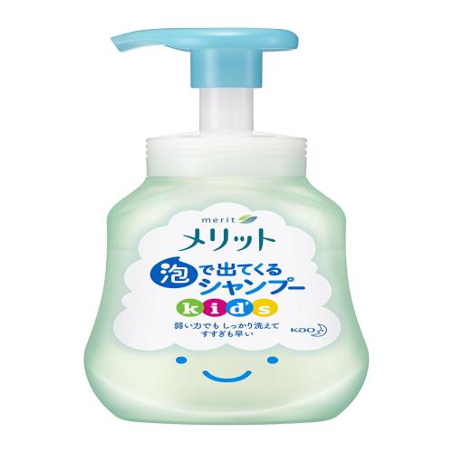 メリット キッズ 泡で出てくるシャンプー ポンプ 300ml