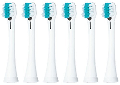 パナソニック 音波振動ハブラシ 替えブラシ イオン用密集極細毛ブラシ EW0913-W白 2本入ｘ3セット（計6本）
