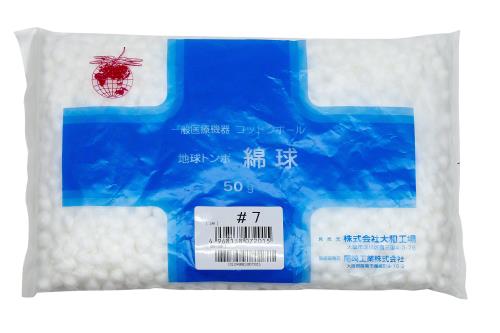 大和工場 地球トンボ綿球 50g #7 (約900球)