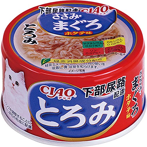 いなば チャオ とろみ 下部尿路配慮 ささみ・まぐろ ホタテ味 80g×24缶