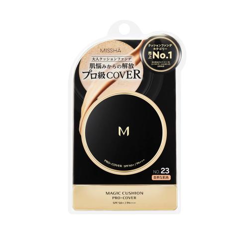 ミシャ(MISSHA) M クッション ファンデーション (プロカバー) No.23 自然な肌色 単品 15g