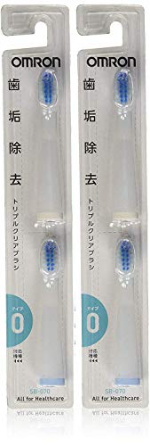 オムロン 音波式電動歯ブラシ用替ブラシ トリプルクリアブラシ SB-070 2本入2個セット