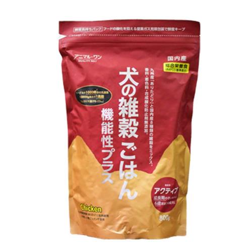 アニマル・ワン ドッグフード 犬の雑穀ごはん 機能性プラス アクティブ（チキン） 800g