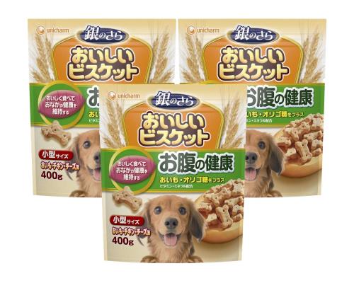3袋セット 銀のさら おいしいビスケット お腹の健康小型サイズ 400g × 3袋