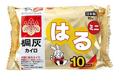 まとめ買い桐灰化学 桐灰はるカイロミニ 衣類に貼るタイプ 10時間持続 10個入×4個