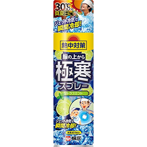 桐灰化学 3個セット熱中対策 服の上から極寒スプレー シトラスミント 330ml