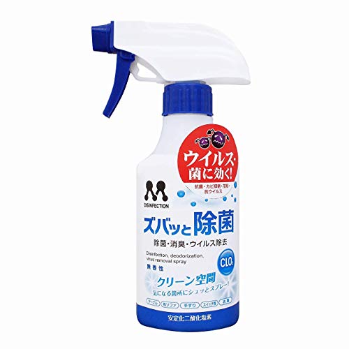 プロスタッフ(Prostaff) 除菌消臭剤 ズバッと除菌スプレー 除菌消臭ウィルス除去 安定化二酸化塩素 300ml C-64