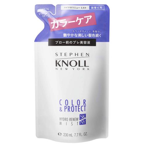 スティーブン ノル ヘアミスト ハイドロリニュー ミスト カラープロテクト 詰めかえ用 230ml 洗い流さないトリートメント ヘアケア ヘア美容液 美容液ミスト ヘアカラー ダメージ補修 UVカット