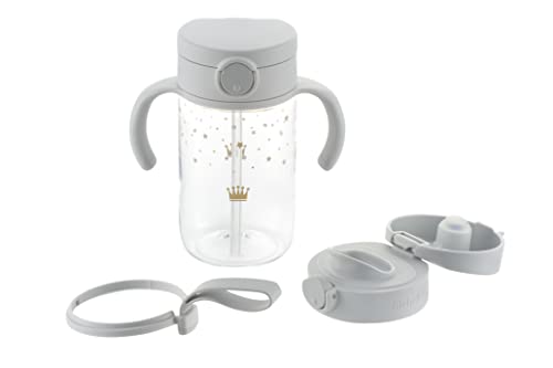 リッチェル アスター おでかけストロー直飲みセット ライトグレー 1セット 320ml 7カ月