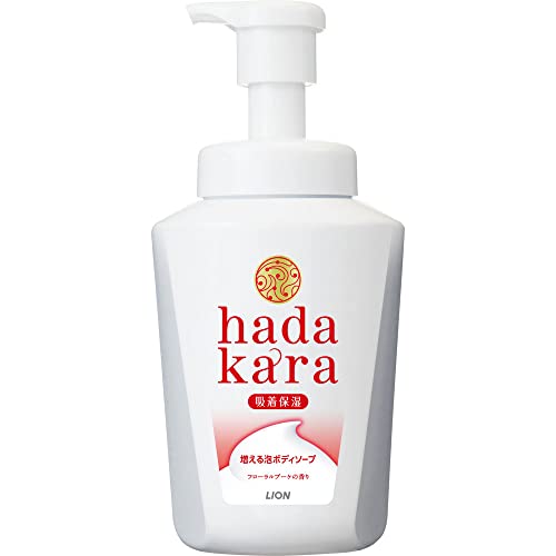 2個セットｈａｄａｋａｒａ（ハダカラ） ボディソープ 泡で出てくるタイプ フローラルブーケの香り 本体 550ml