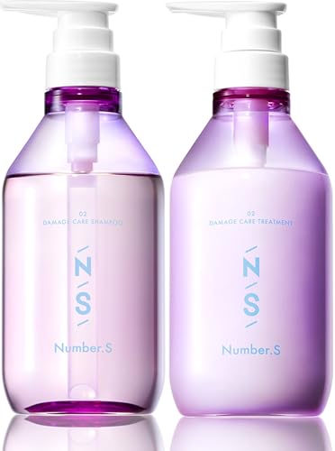 ナンバーエス ダメージケア シャンプー＆トリートメント ボトルセット 450ｍL+450g 髪質補正発想 くせ毛 ヘアケア 日本製