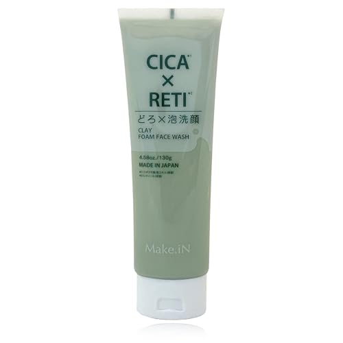 Make.i N CICA × RETI どろ × 泡洗顔 130g シカ レチノール ホワイト クレイ セラミド 保湿 スキンケア 毛穴 黒ずみ