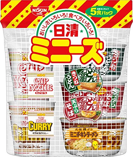 日清食品 日清ミニーズ (東) 1パック5食入り カップ麺 205g×6パック
