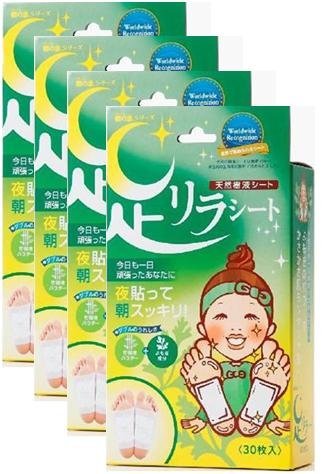 樹の恵 足リラシート よもぎ 30枚×4個セット