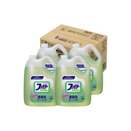 ケース販売 業務用 食器・野菜用洗剤ファミリーフレッシュ 4.5L×4個(花王プロフェッショナルシリーズ)