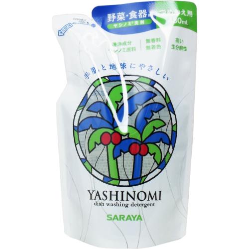 まとめ買いサラヤ ヤシノミ洗剤 野菜・食器用 つめかえ用 480m L ×3個