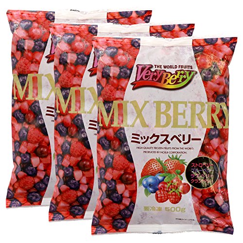 ショクラボ 冷凍 業務用 フルーツ Very Berry 冷凍 ミックスベリー 500g ×3袋 セット ノースイ 冷凍フルーツ