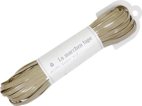 メルヘンアート(Marchenart) ラ メルヘン・テープ 5mm 150g 約30m Col.124 エナメルグレージュ 1玉 KB2000