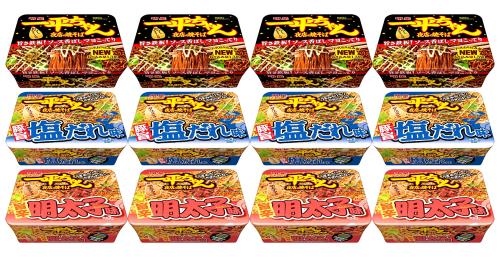 明星 一平ちゃん 夜店の焼きそば 3種アソート 12個入 セット買い