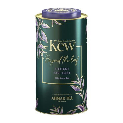 AHMAD TEA (アーマッドティー) キューガーデンズ アールグレイ リーフティー 缶 100g [ 英国ブランド 紅茶茶葉 ]