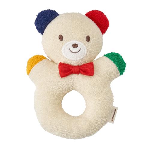 ミキハウス ラトル 日本製 どうぶつ にぎにぎ ベビー玩具 赤ちゃんのおもちゃ 男の子 女の子 ベビー キッズ 赤ちゃん 出産祝い ギフト 46-1292-497 マルチカラー