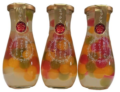 ふみこ農園 フルーツボールゼリー ミックス３本セット