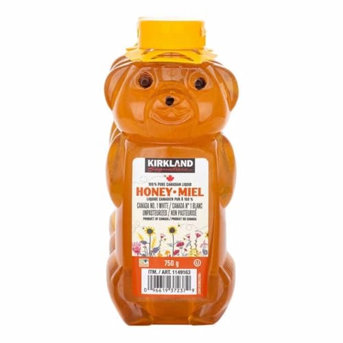 コストコ Honey Bear カークランド はちみつ ベアージャグ 750g 1本 カナダ産 [並行輸入品]