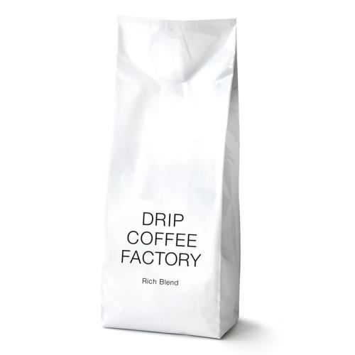 ドリップコーヒーファクトリー リッチ ブレンド コーヒー 豆 のまま (500g(500g×1袋), リッチブレンド)