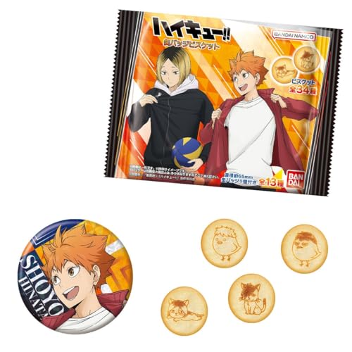 ハイキュー！！ 缶バッジビスケット 12個入りBOX (食玩)